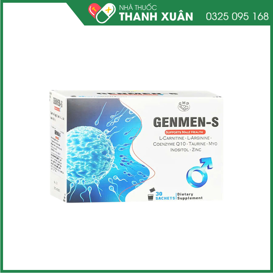 Genmen-S giúp hỗ trợ sinh sản ở nam giới