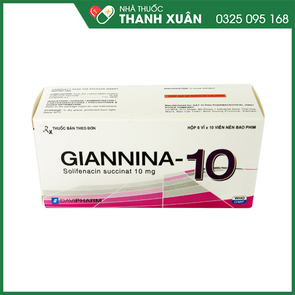 Giannina-10 trị bệnh đường tiết niệu