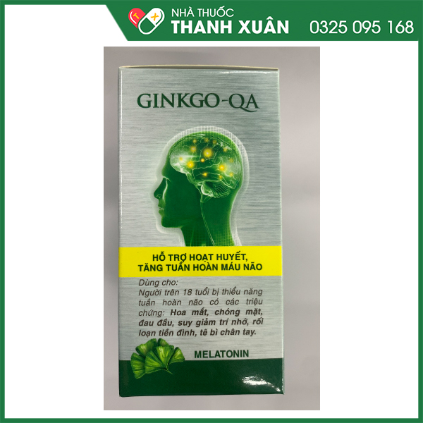 Viên uống Ginkgo-QA hỗ trợ hoạt huyết