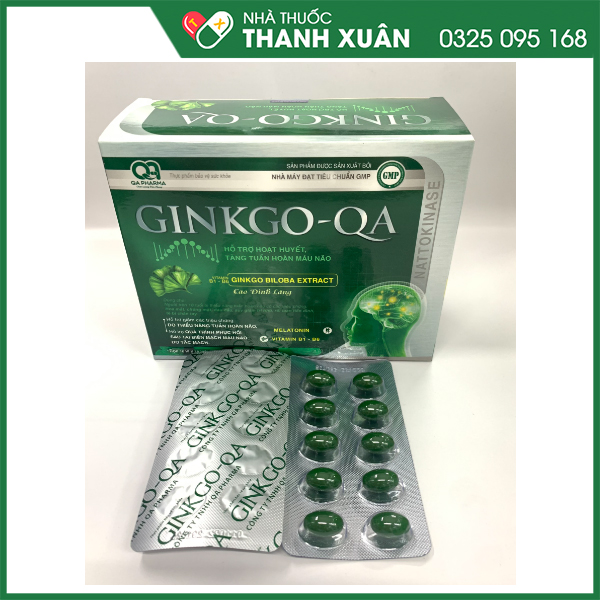 Viên uống Ginkgo-QA hỗ trợ hoạt huyết