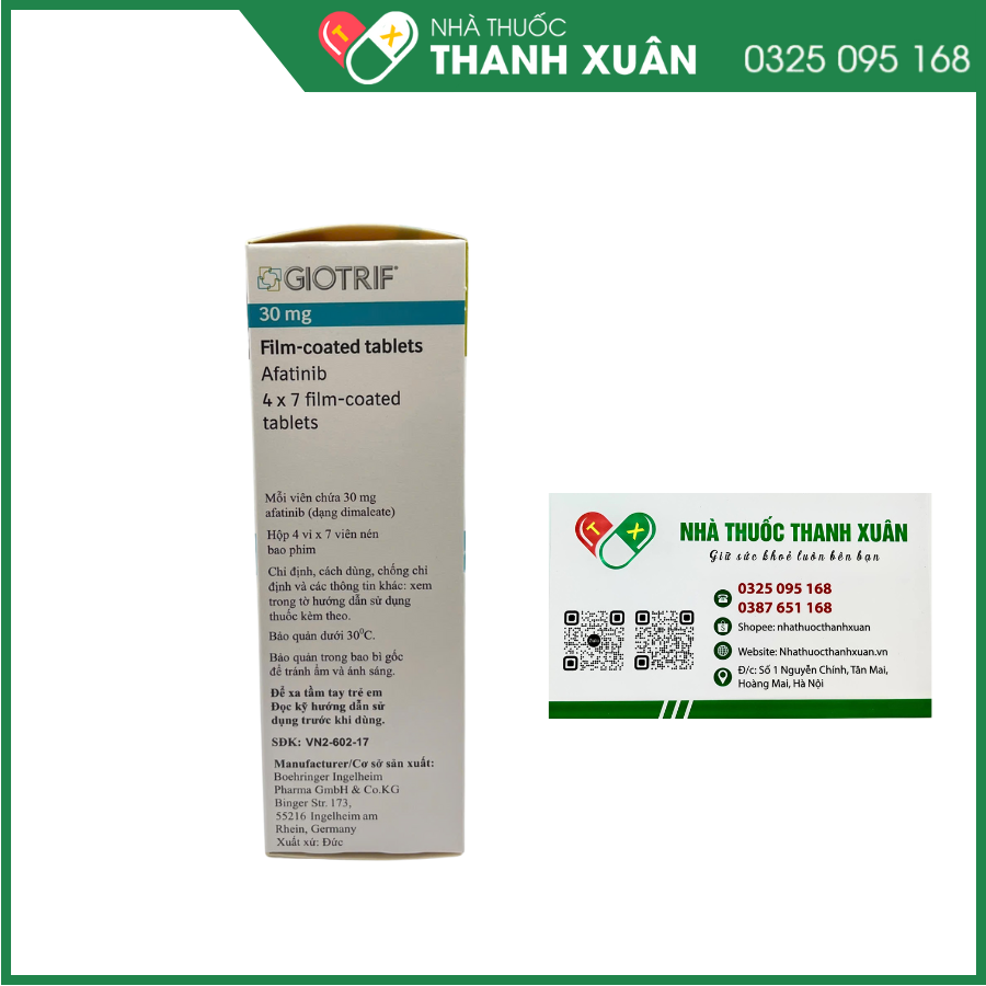 Giotrif thuốc điều trị ung thư phổi