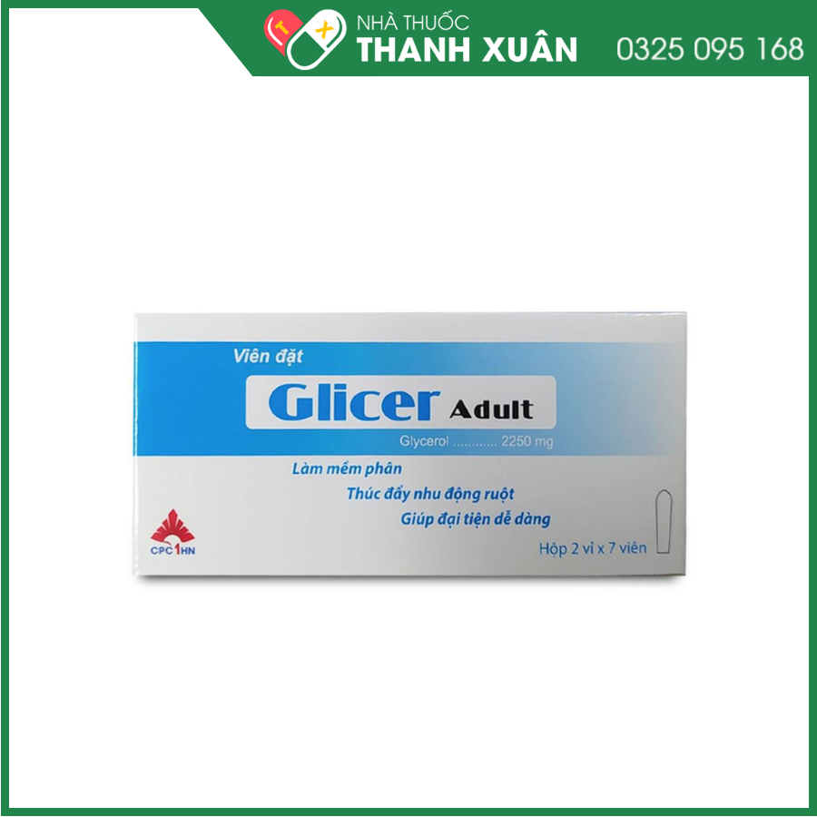 Viên đặt nhuận tràng Glicer Adult