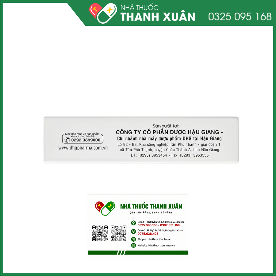 GliritDHG 500mg/2.5mg điều trị đái tháo đường tuýp 2