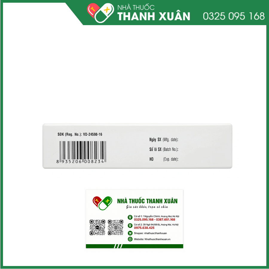 GliritDHG 500mg/2.5mg điều trị đái tháo đường tuýp 2