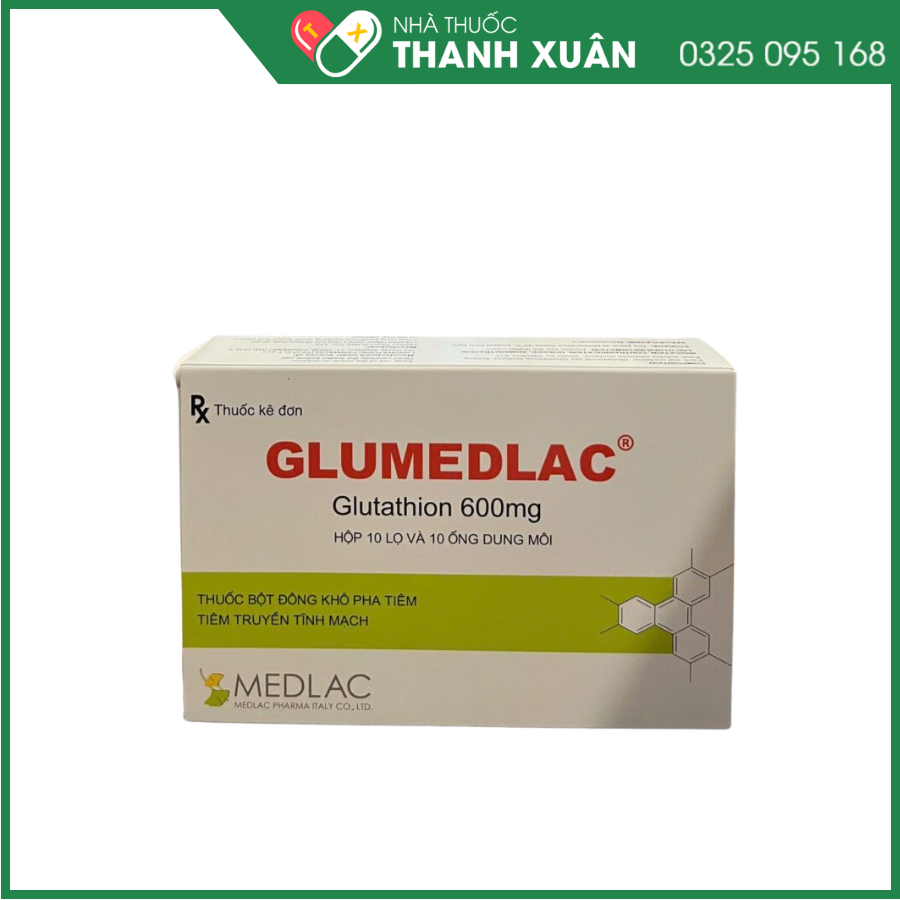 Glumedlac giảm bạch cầu do xạ trị, viêm niêm mạc miệng do trị хạ, dự phòng bệnh thần kinh do điều trị hóa chất với cisplatin và dẫn xuất platinum