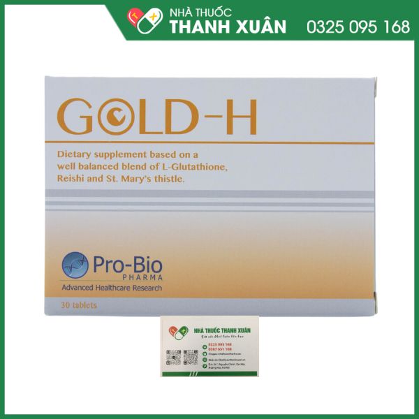 Gold-H - VIên uống hỗ trợ giải độc gan hiệu quả