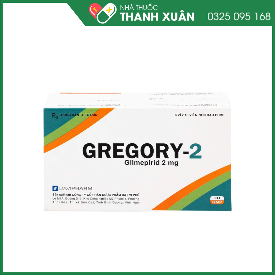 Gregory-2 trị tiểu đường tuýp 2