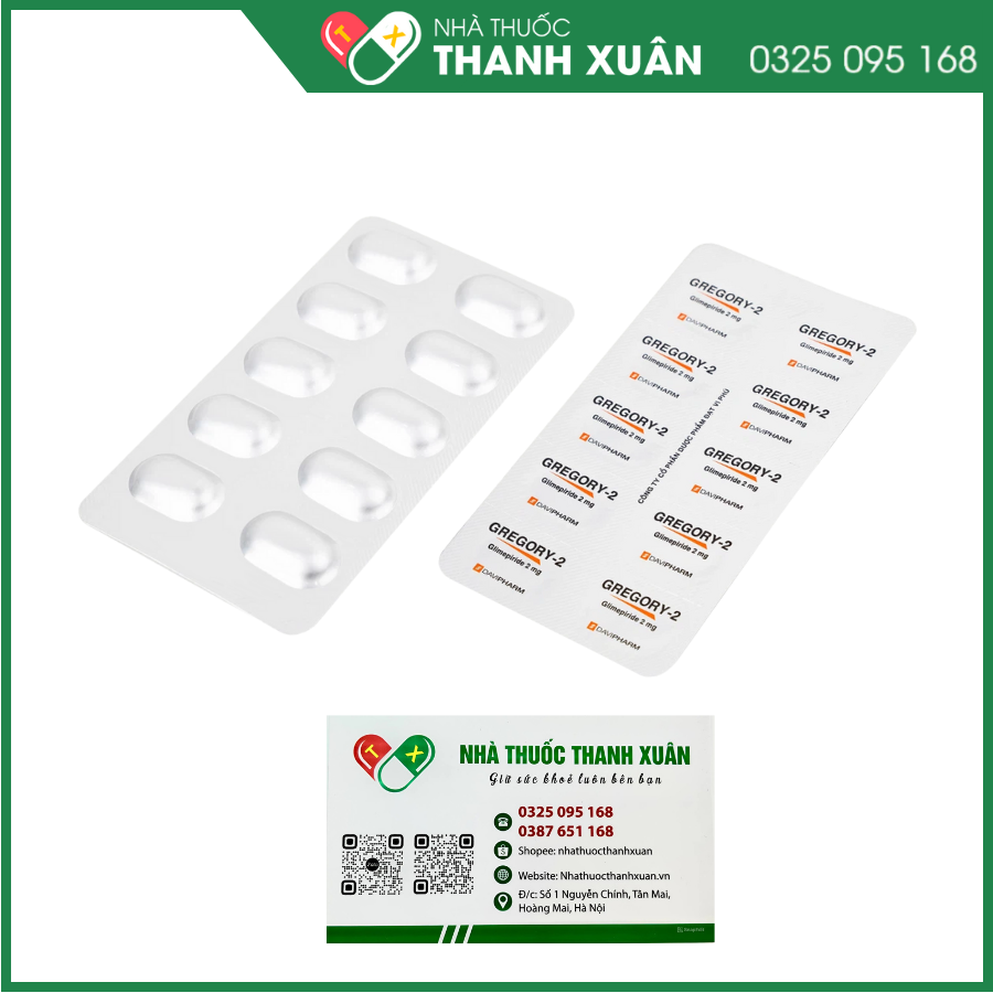 Gregory-2 trị tiểu đường tuýp 2