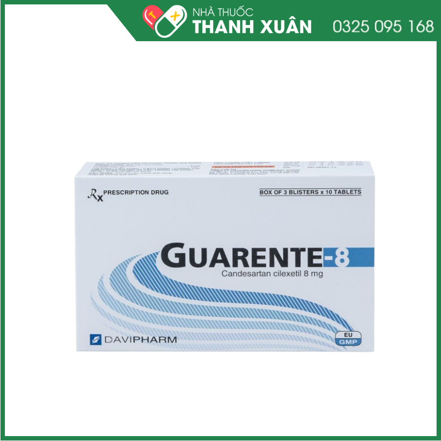 Guarente-8 điều trị tăng huyết áp, suy tim
