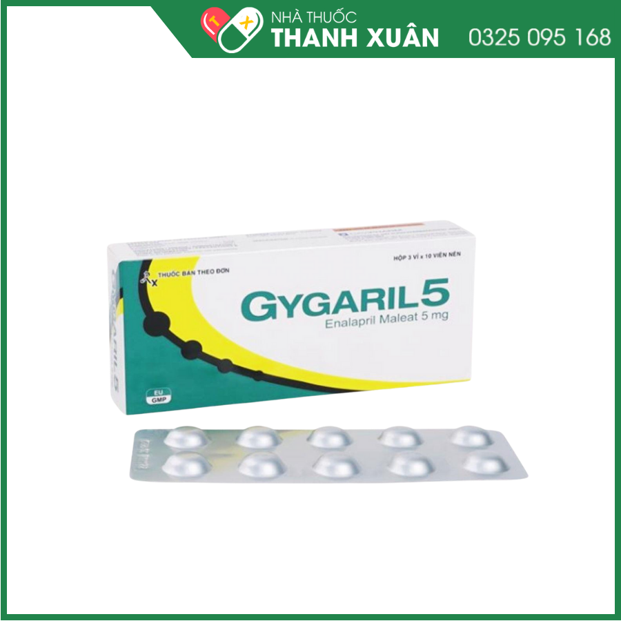 Gygaril-5 điều trị tăng huyết áp, suy tim
