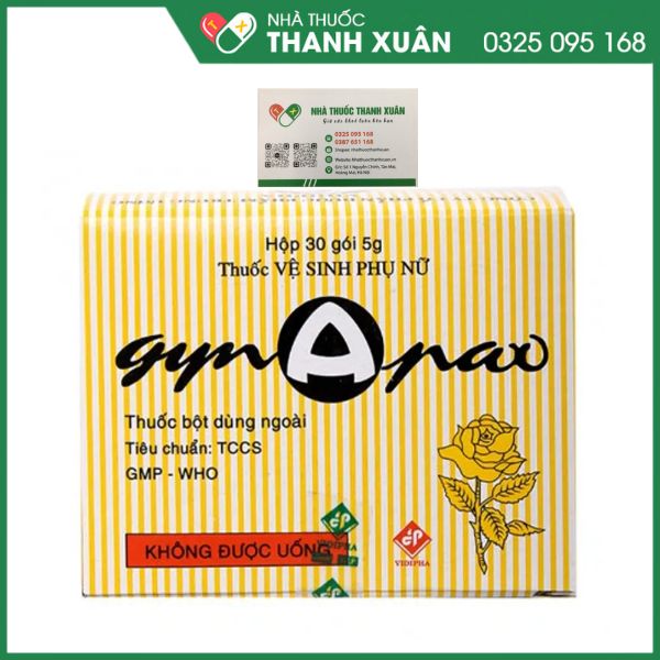 Gynapax dùng để vệ sinh, tẩy trùng niêm mạc phụ khoa