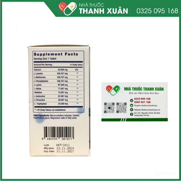 HTKetoplus bổ sung acid amin và calci cho người bệnh thận