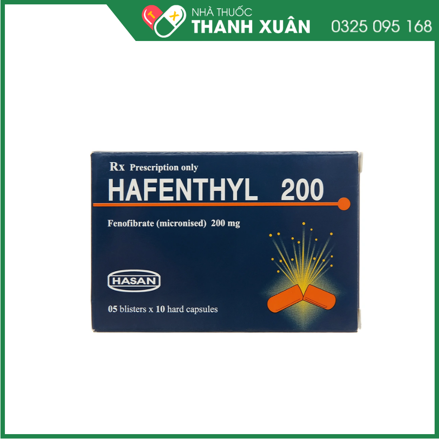 Hafenthyl 200 điều trị tăng cholesterol máu