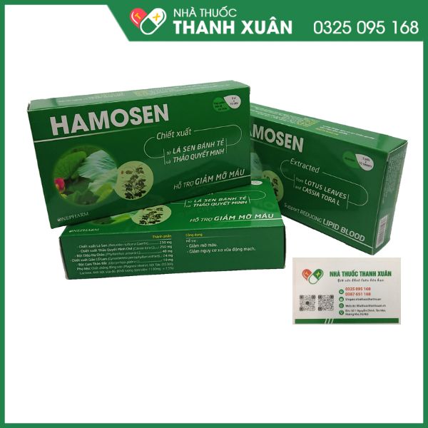 Hamosen – giúp giảm mỡ máu – hạ men gan