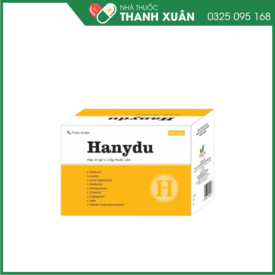 Hanydu cung cấp các acid amin trong suy thận mạn tính