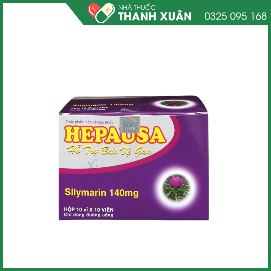 Hepausa - Hỗ trợ giải độc, hạ men gan, bảo vệ gan khoẻ mạnh