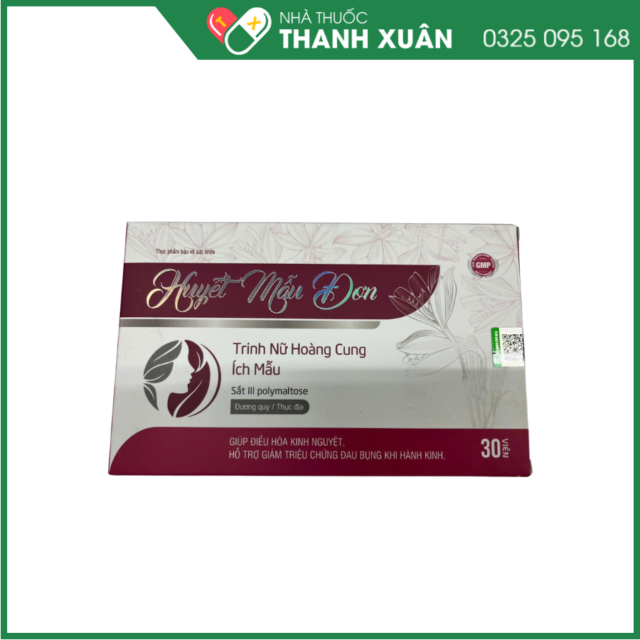 Huyết Mẫu Đơn - Giúp điều hòa kinh nguyệt, giảm đau bụng kinh
