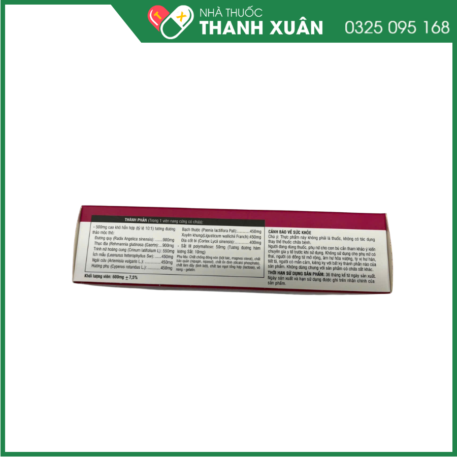 Huyết Mẫu Đơn - Giúp điều hòa kinh nguyệt, giảm đau bụng kinh