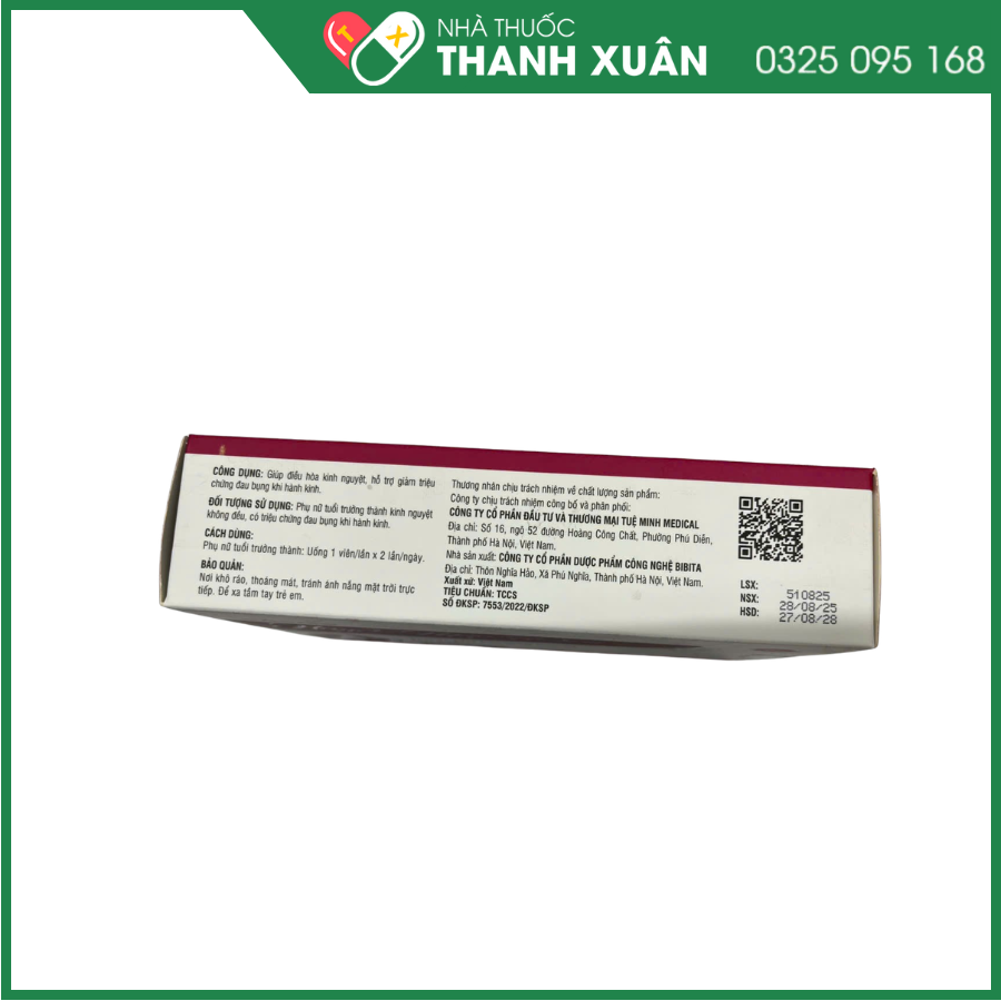 Huyết Mẫu Đơn - Giúp điều hòa kinh nguyệt, giảm đau bụng kinh