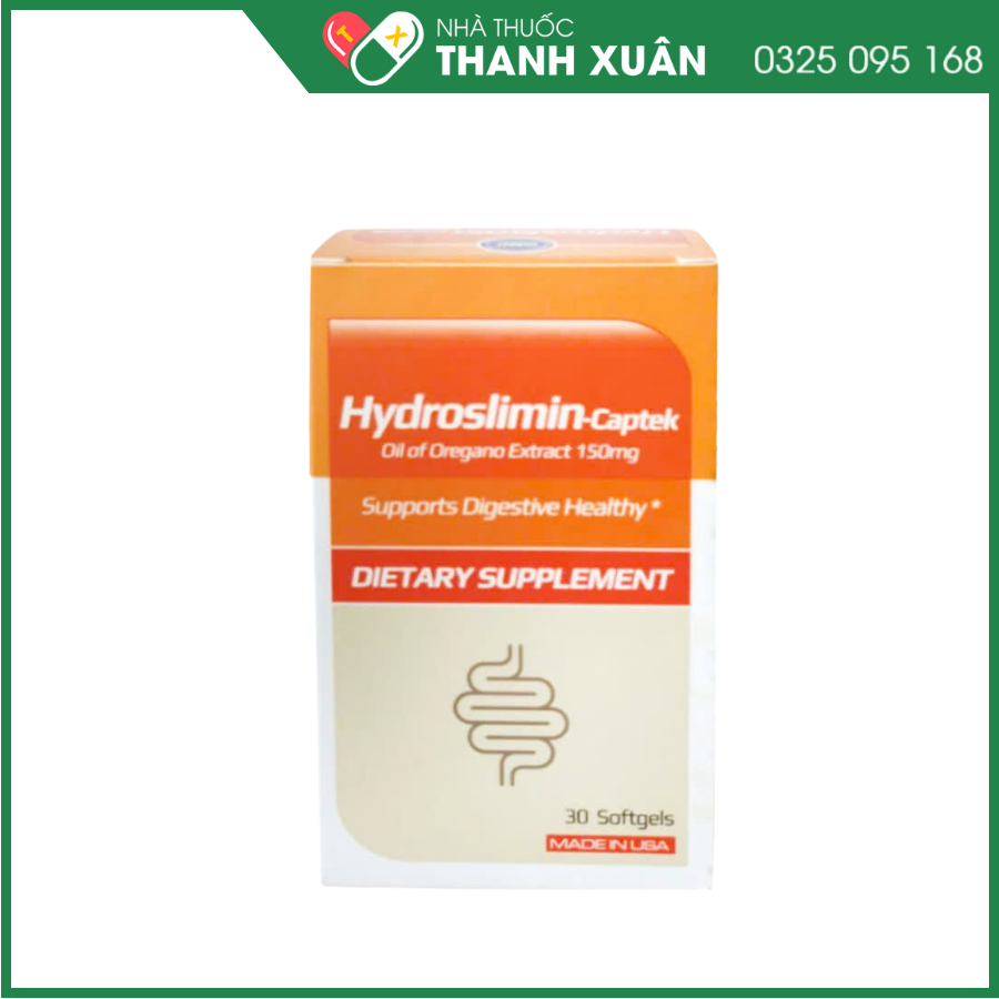 Hydroslimin-Captex hỗ trợ tiêu hoá ổn định