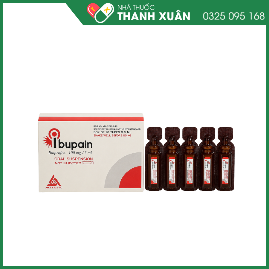 Ibupain thuốc giảm đau, hạt sốt