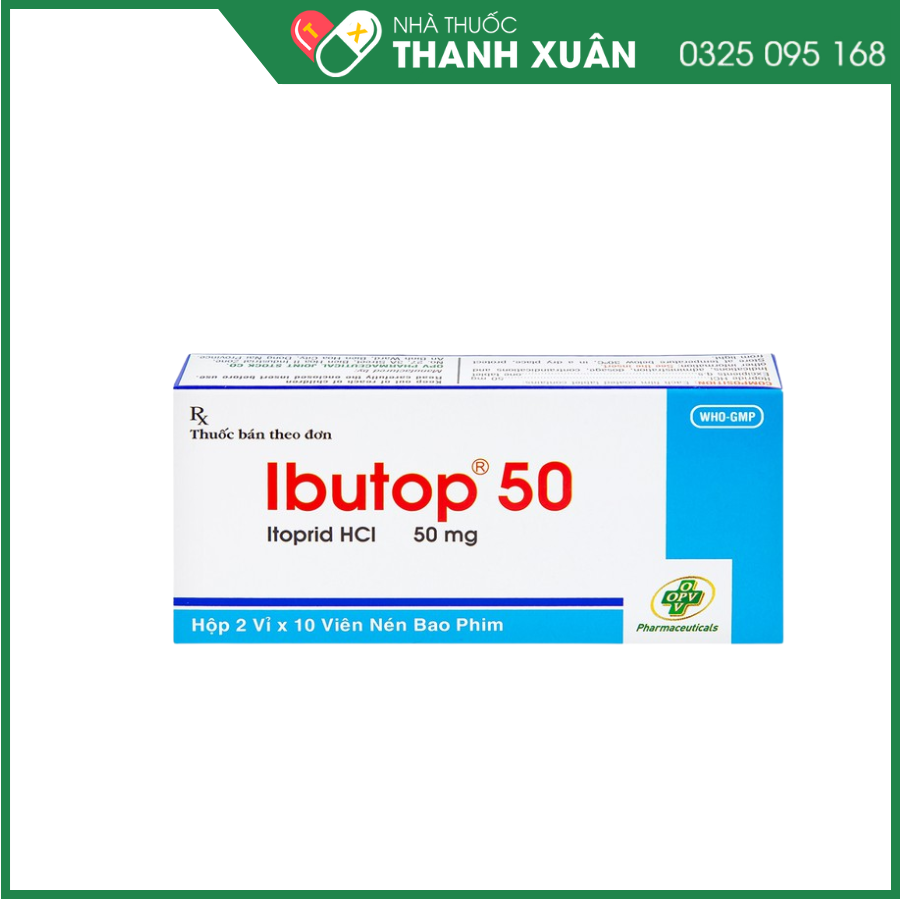 Ibutop trị những triệu chứng về dạ dày-ruột gây ra bởi viêm dạ dày mạn