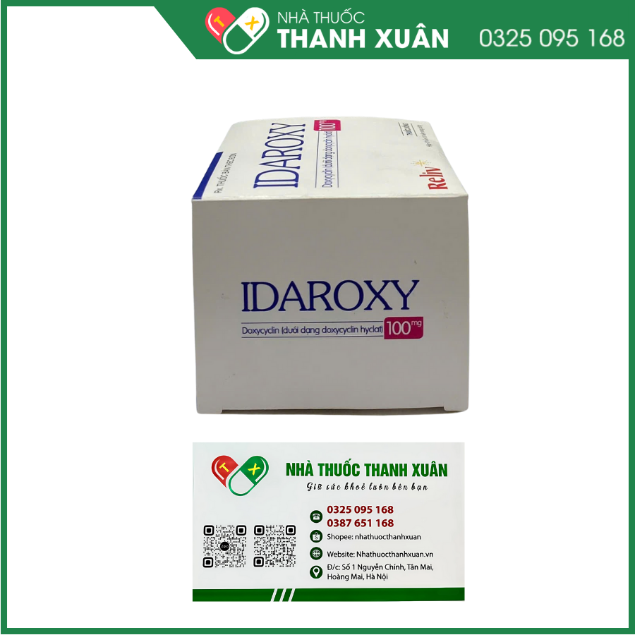 Idaroxy điều trị nhiễm khuẩn hô hấp, nhiễm khuẩn tiết niệu, da liễu, mắt, nhiễm Rickettsia và các bệnh lây qua đường tình dục