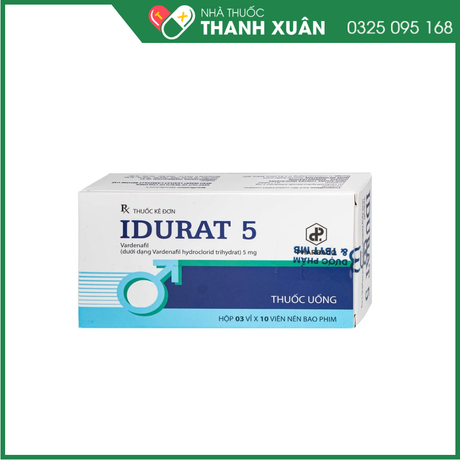 Idurat 5 điều trị rối loạn cương dương