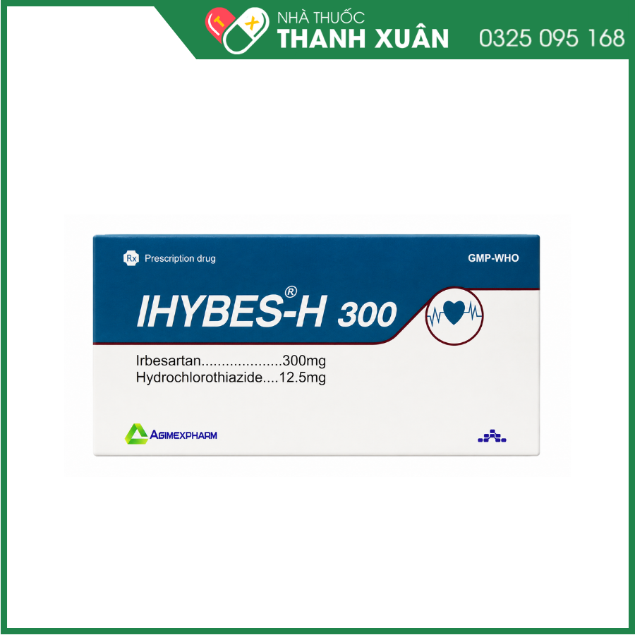 Ihybes-H 300 điều trị tăng huyết áp vô căn