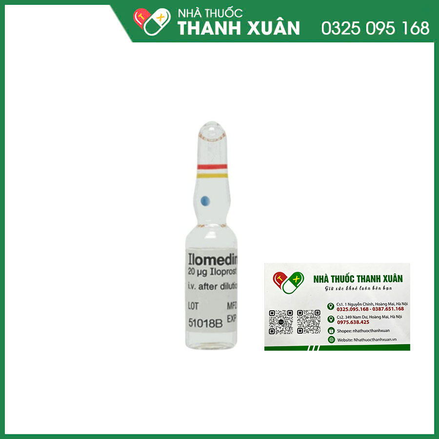 Ilomedin 20 thuốc điều trị cho các bệnh nhân bị viêm mạch nghẽn tắc tiến triển, PAOD, hội chứng Raynaud’s nặng