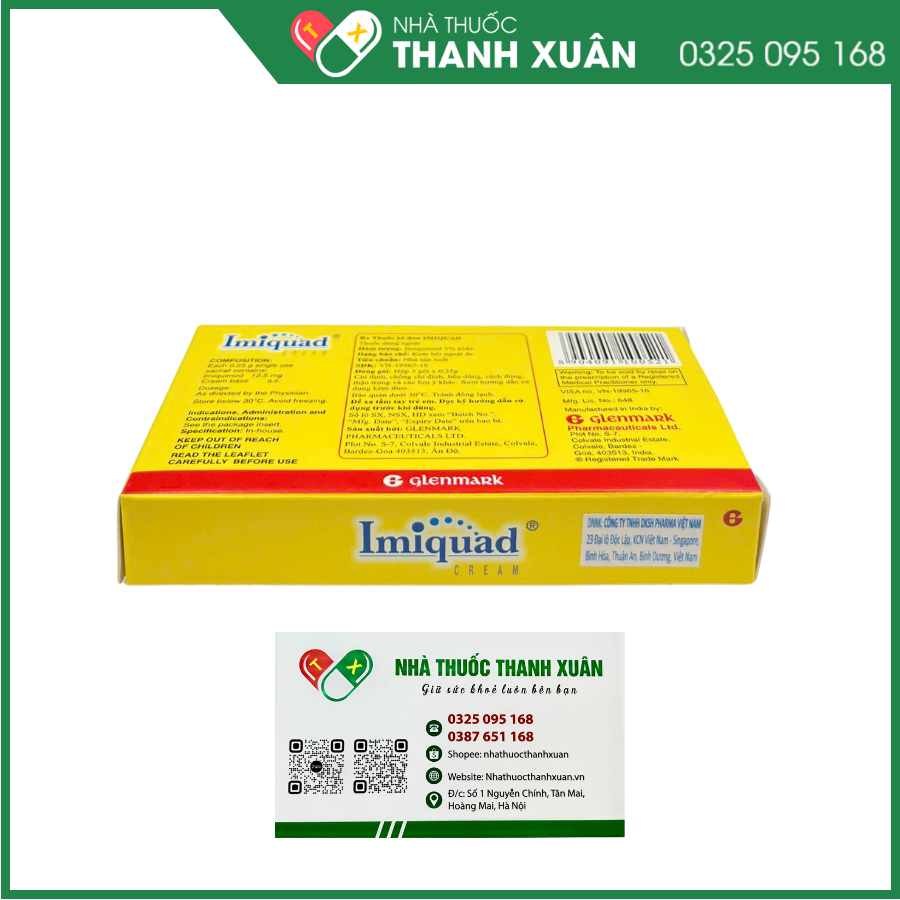 Imiquad hỗ trợ điều trị mụn cóc