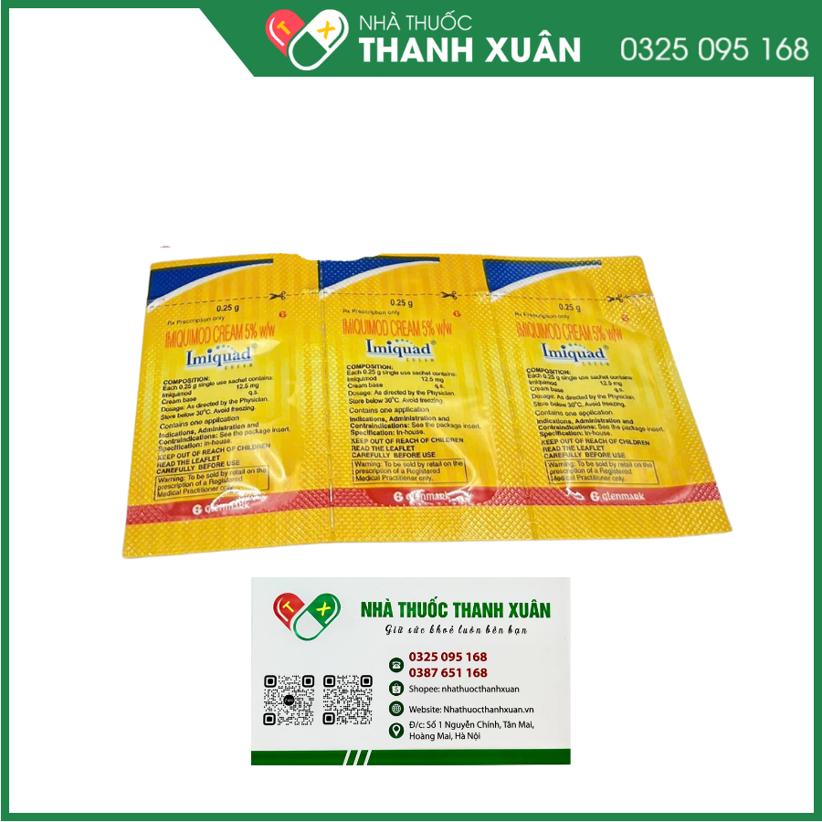 Imiquad hỗ trợ điều trị mụn cóc