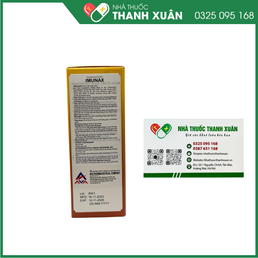 Imunax tăng cường sức đề kháng