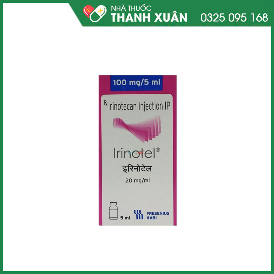 Irinotel 100mg/5ml thuốc điều trị cho bệnh nhân ung thư đại trực tràng tiến triển