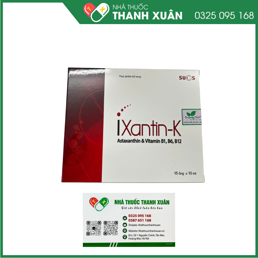 Ixantin-K- Siro bổ mắt cho trẻ cận thị
