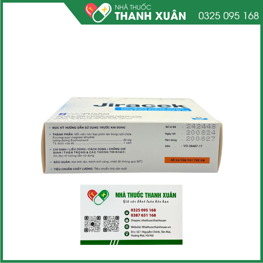Jiracek thuốc điều trị bệnh dạ dày, thực quản
