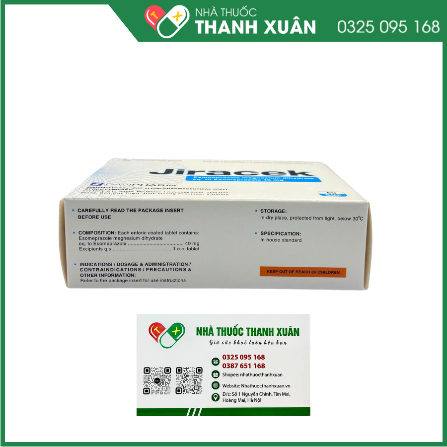 Jiracek thuốc điều trị bệnh dạ dày, thực quản