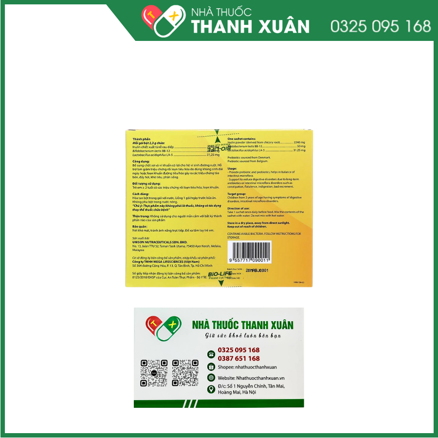 AB Junior Pre&amp;Pro bổ sung lợi khuẩn