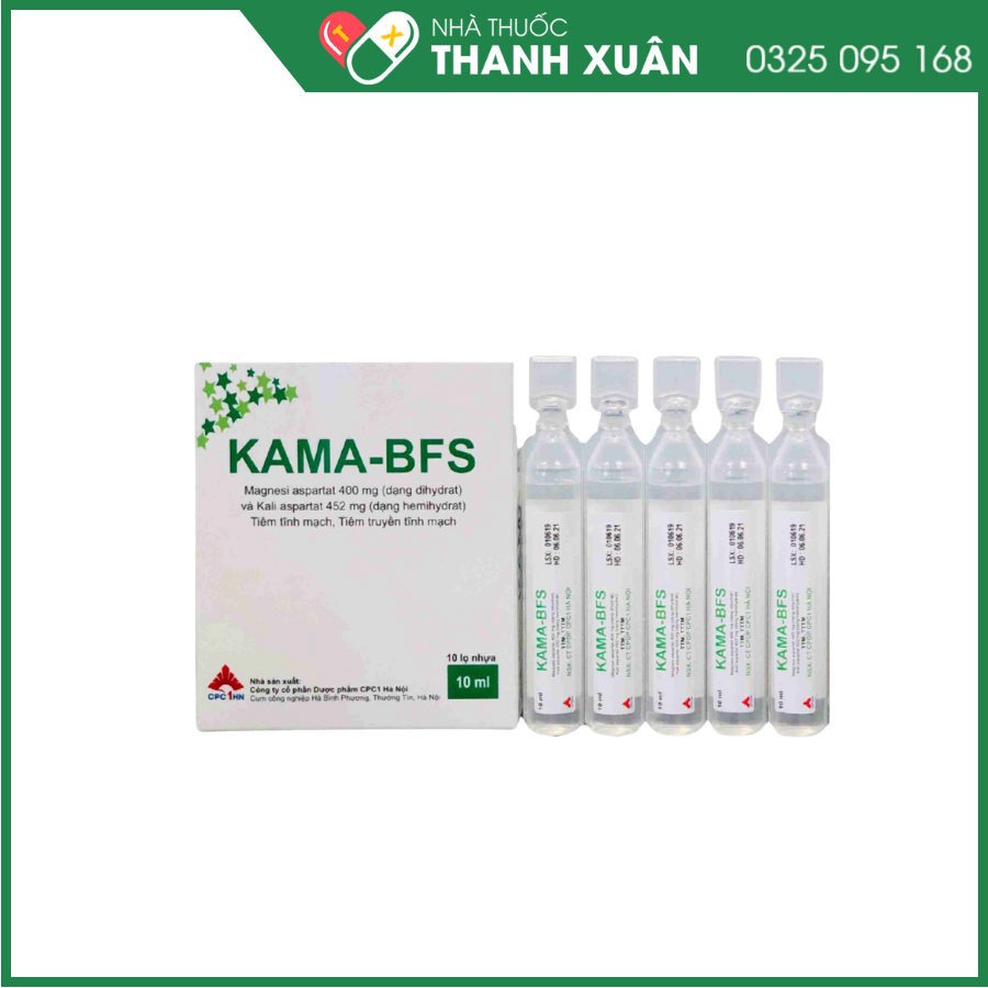 Dung dịch tiêm Kama-BFS bổ trợ trong điều trị một số bệnh tim mạn tính