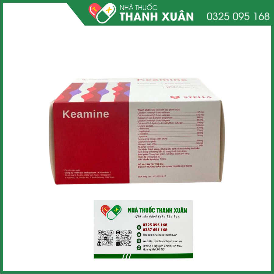 Keamine phòng và điều trị bệnh do rối loạn hay suy giảm cơ chế chuyển hóa protein ở người suy thận mạn tính