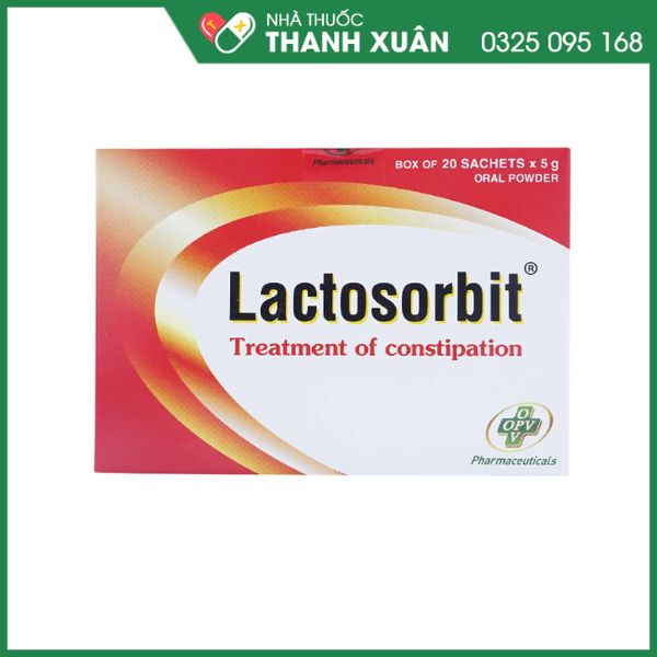 Lactosorbit thuốc điều trị táo bón