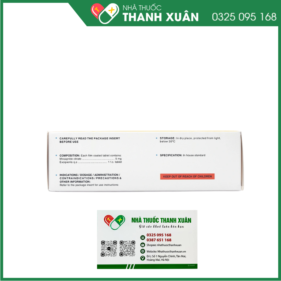 Lampar trị triệu chứng dạ dày-ruột