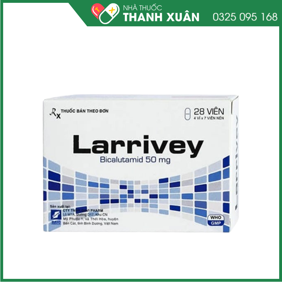 Thuốc Larrivey điều trị ung thư tiền liệt tuyến
