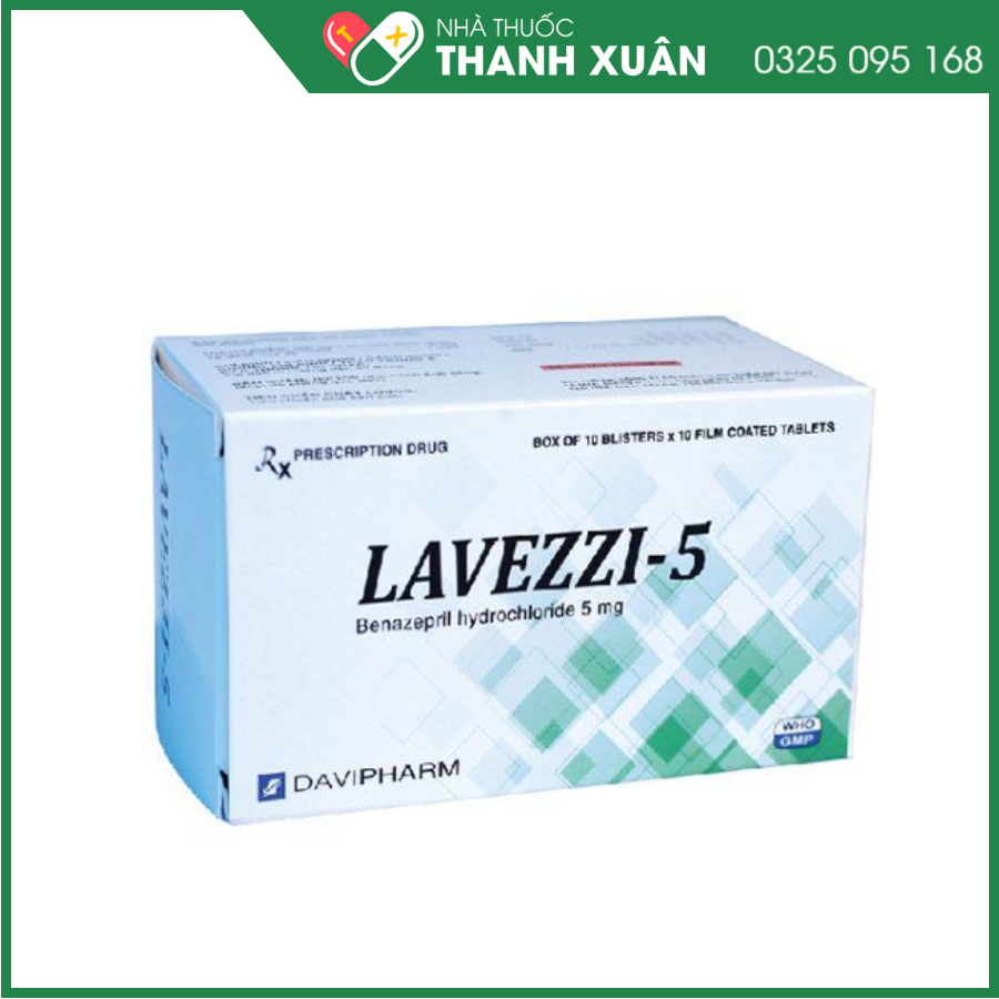 Thuốc Lavezzi-5 điều trị tăng huyết áp, suy tim