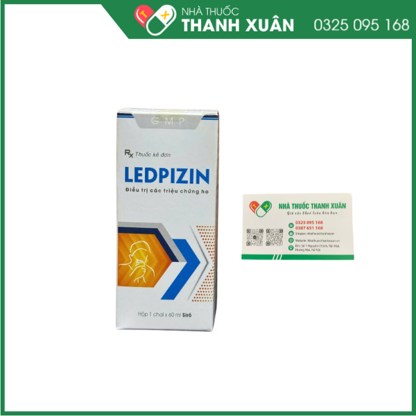 Ledpizin điều trị ho trong các trường hợp bệnh lý phế quản phổi khác nhau