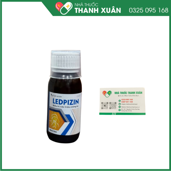 Ledpizin điều trị ho trong các trường hợp bệnh lý phế quản phổi khác nhau