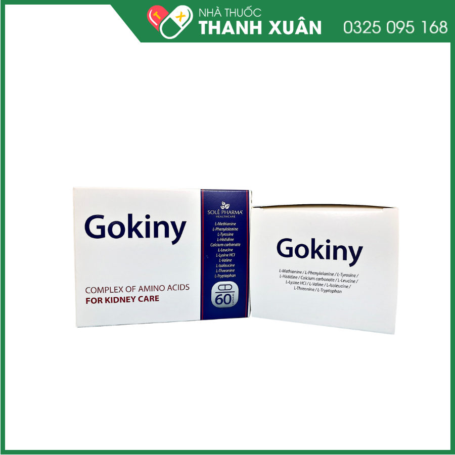 Gokiny bổ sung các acid amin cho cơ thể, tăng cường sức khỏe