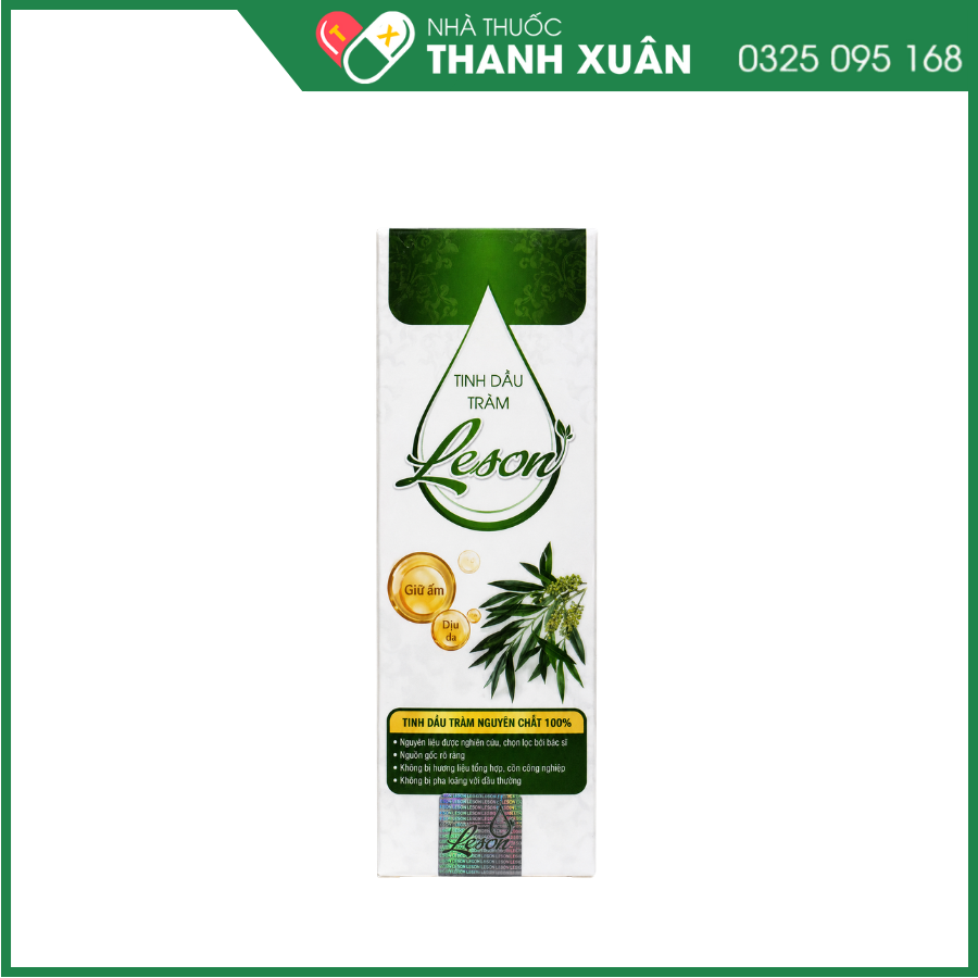 Tinh dầu tràm Leson điều trị cảm mạo làm ấm