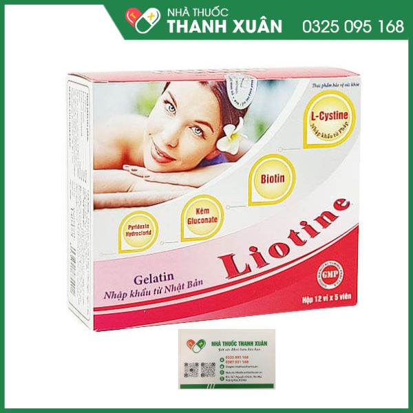 Liotine - Viên uống kích thích mọc tóc, giúp tóc bóng mượt