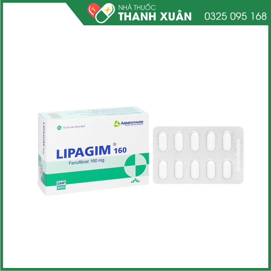 Lipagim 160 điều trị tăng Lipid máu